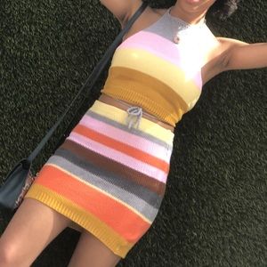 Summer Crochet/Knitted Skirt set